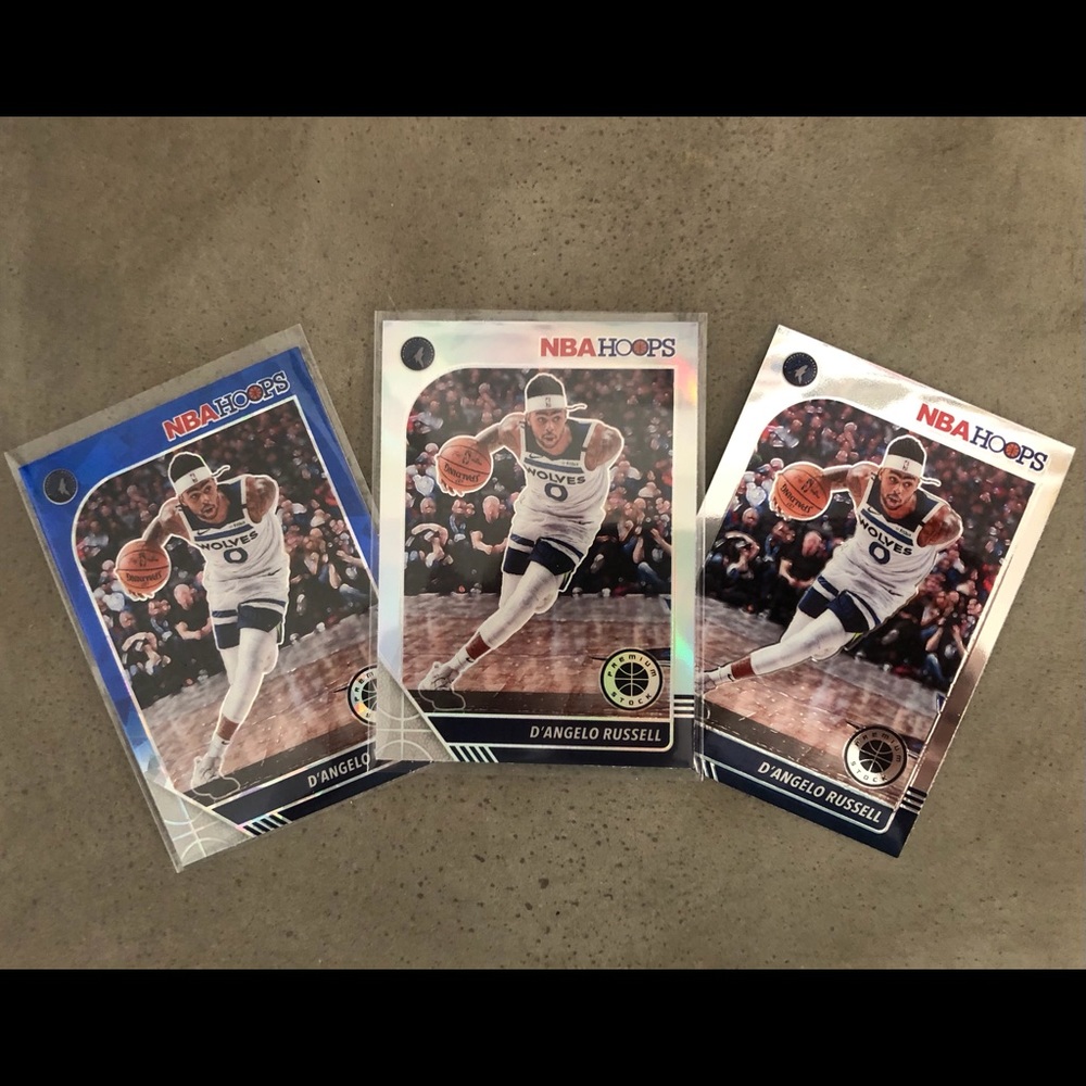 2019 NBA Hoops Premium Stock D’Angelo Russell Lot